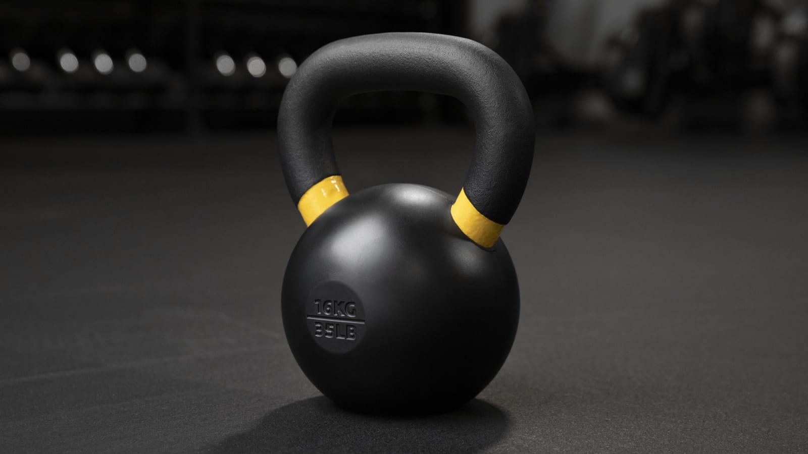 Yellow kettlebell weight rogue on sale